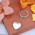 Graphics Heart Keychain