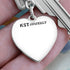 Graphics Heart Keychain