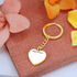 Graphics Heart Keychain