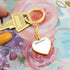 Graphics Heart Keychain