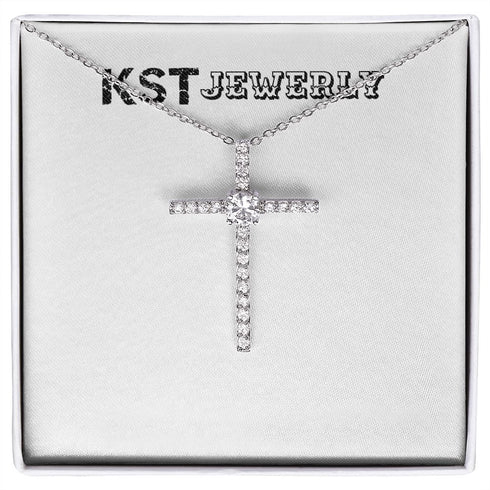 CZ Cross Necklace