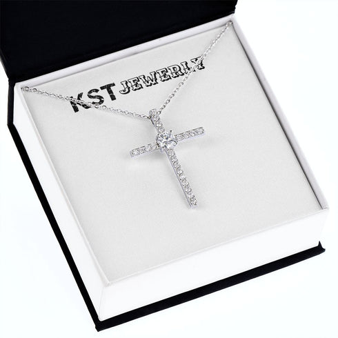 CZ Cross Necklace