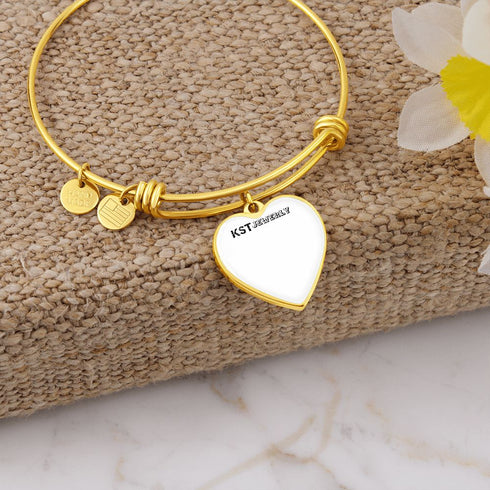Heart - Adjutable Luxury Bangle