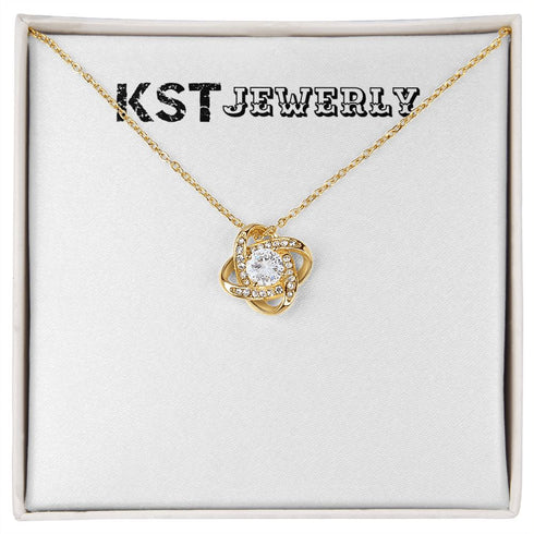 Love Knot Necklace & Earring Set