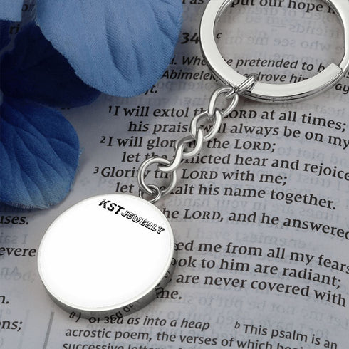 Circle Pendant with Keychain